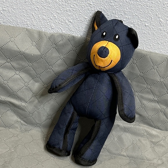 Tough Quilted Dog Chew Toy Denim Plush Bear Tough Materials and Seams NWT - Picture 13 of 13